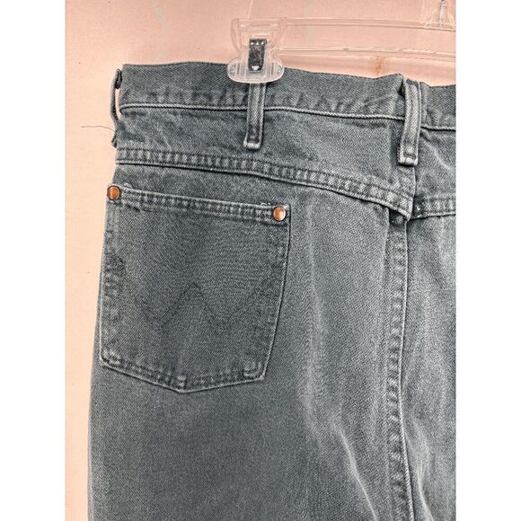 Vintage Wrangler Made In USA 936KMT Dark Green Jeans Size 34x29 Western 80/90s - Picture 9 of 13